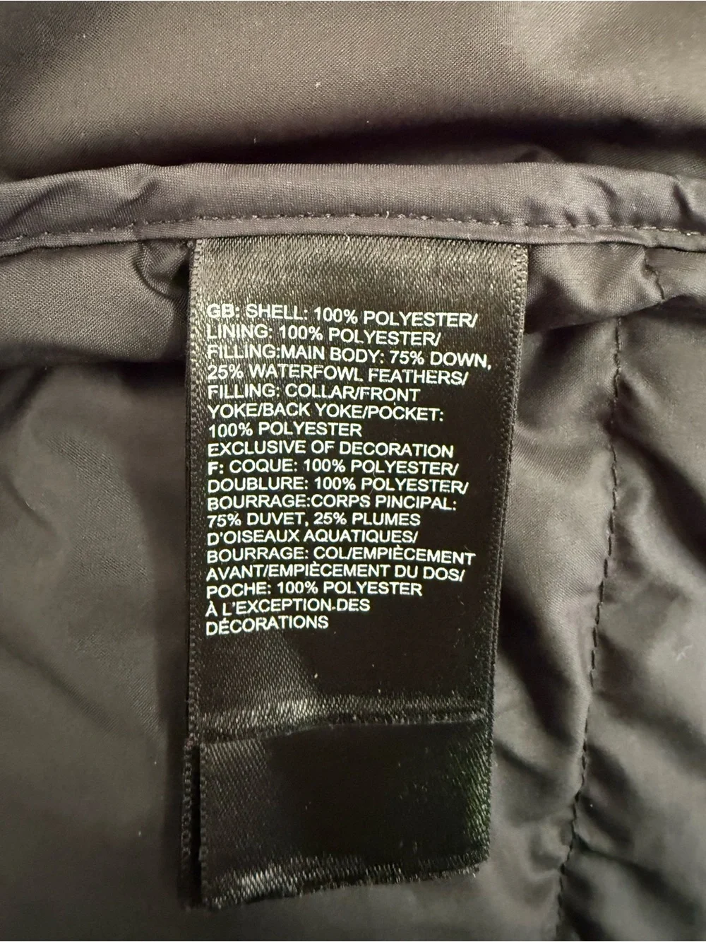 The North Face Black Quilted‎ Puffer Vest for Men